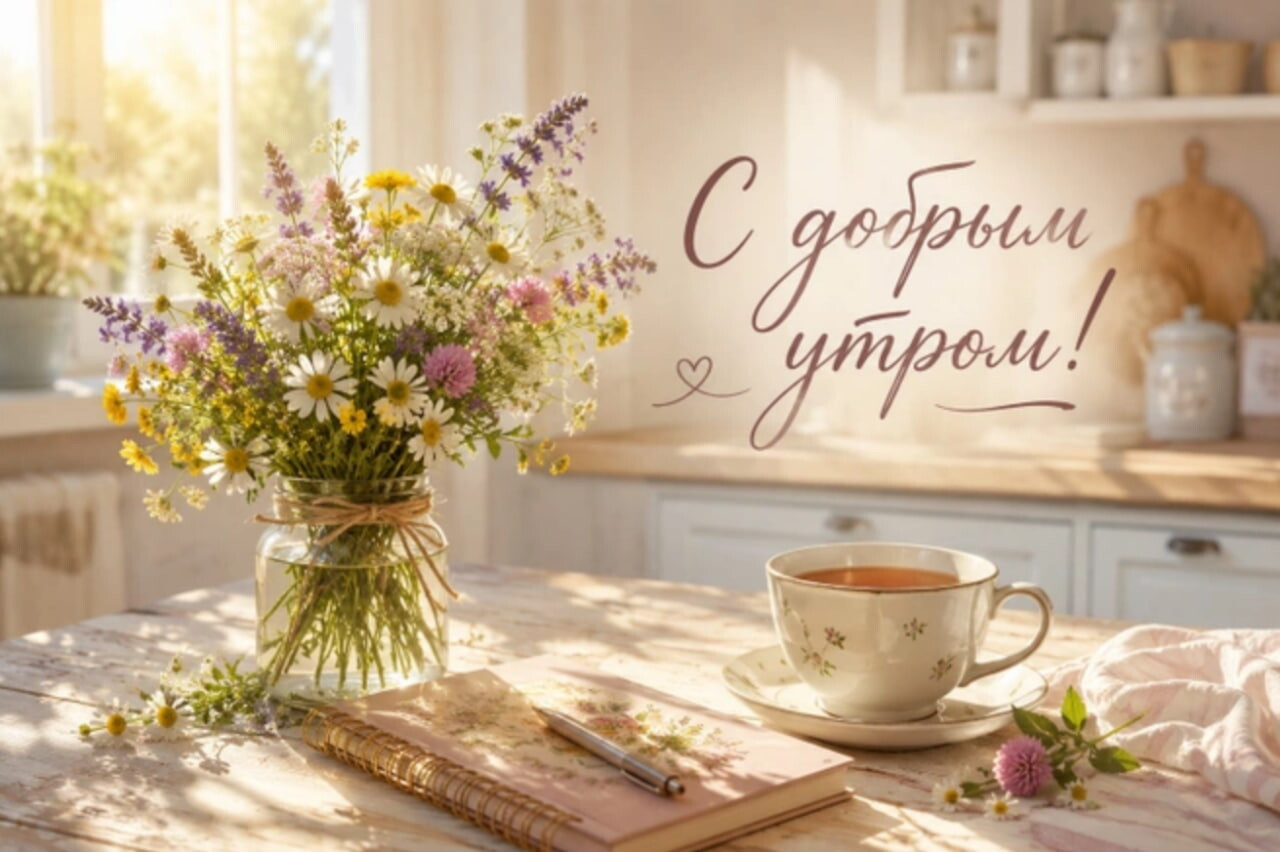 Открытки и картинки «С добрым утром»
